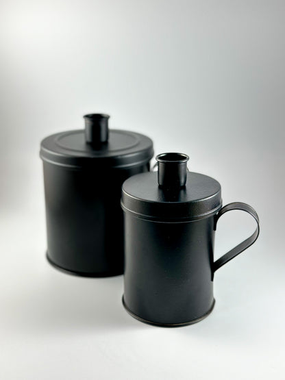 Kerzenhalter "Nostalgie" schwarz (M) - Wohnen auf dem Land