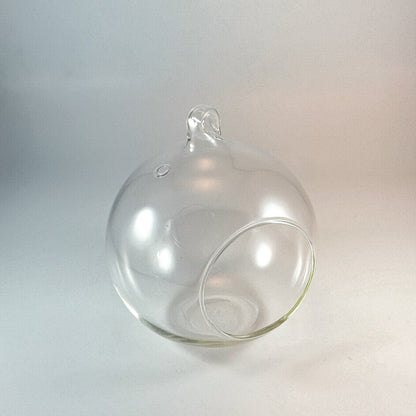 Teelichthalter Anhänger Kugel "Like Hugo" Glas 10cm - Wohnen auf dem Land