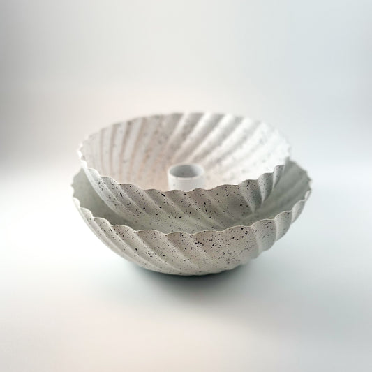 Kerzen-Schale "Sprinkle Bowl" weiß - Wohnen auf dem Land