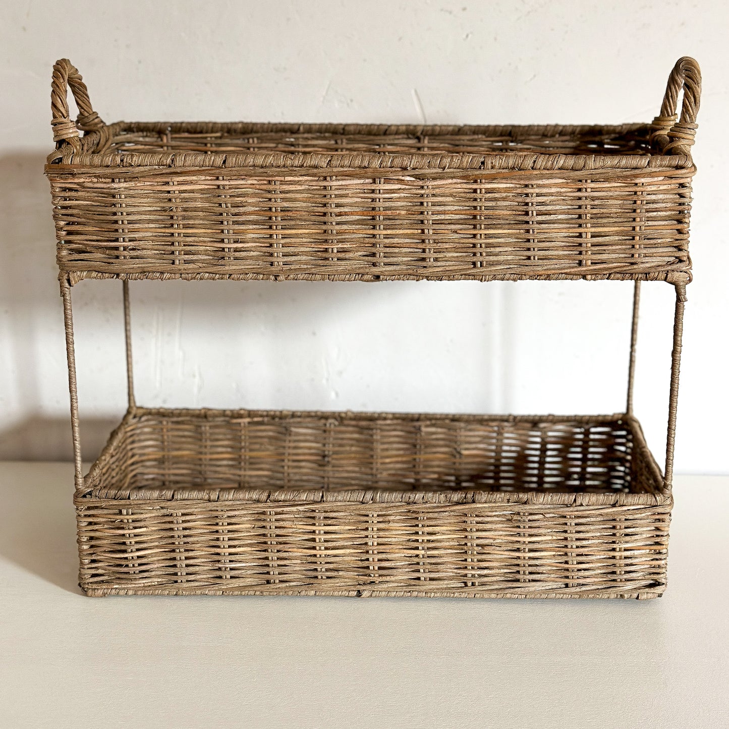 Regal Tablett Organizer "Maison Grande" Rattan - Wohnen auf dem Land