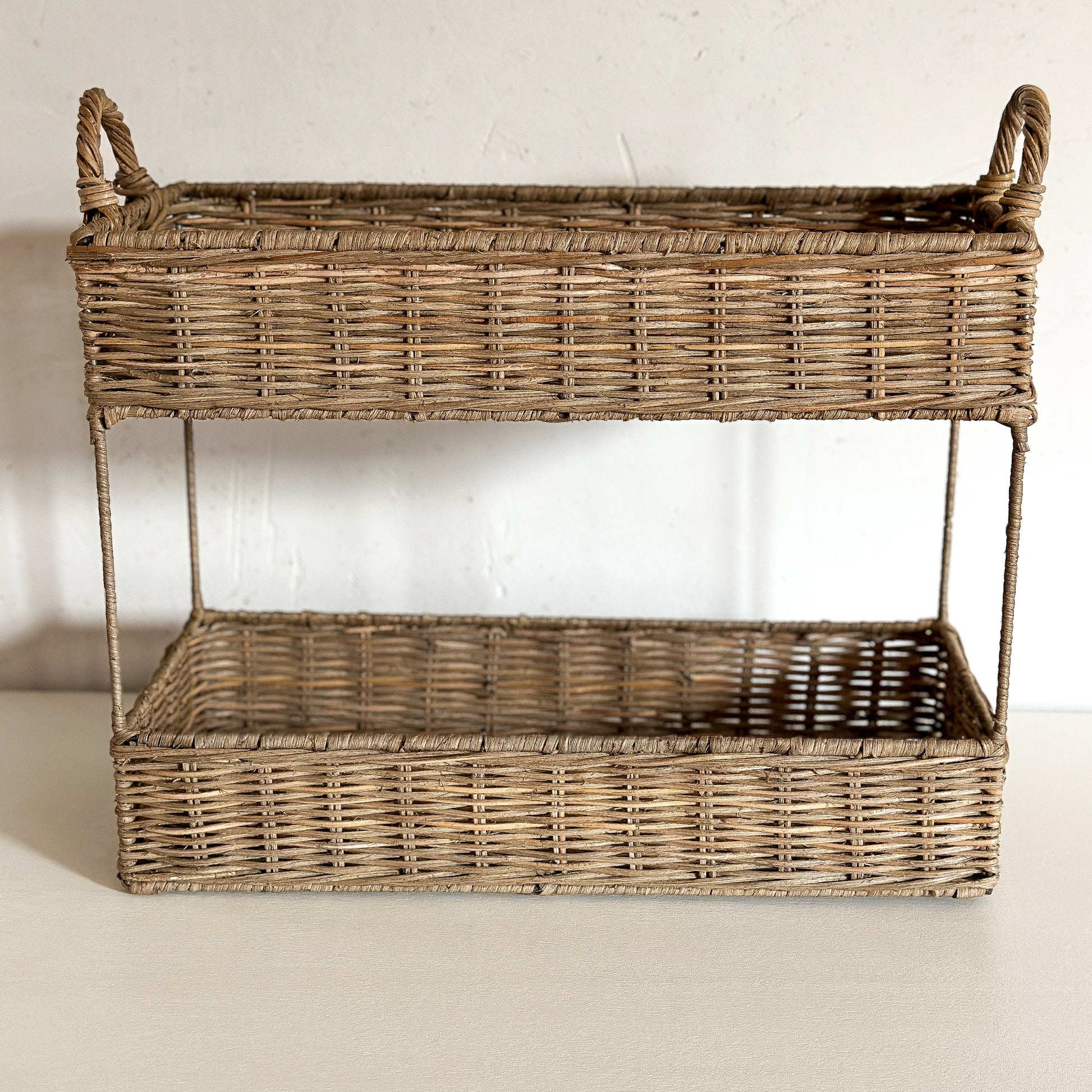 Regal Tablett Organizer "Maison Grande" Rattan - Wohnen auf dem Land