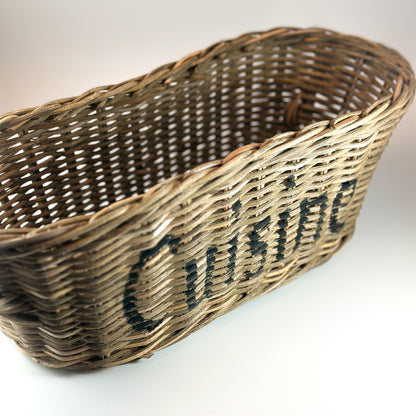 Brot Korb Küche „Cuisine“ Rattan Oval - Wohnen auf dem Land