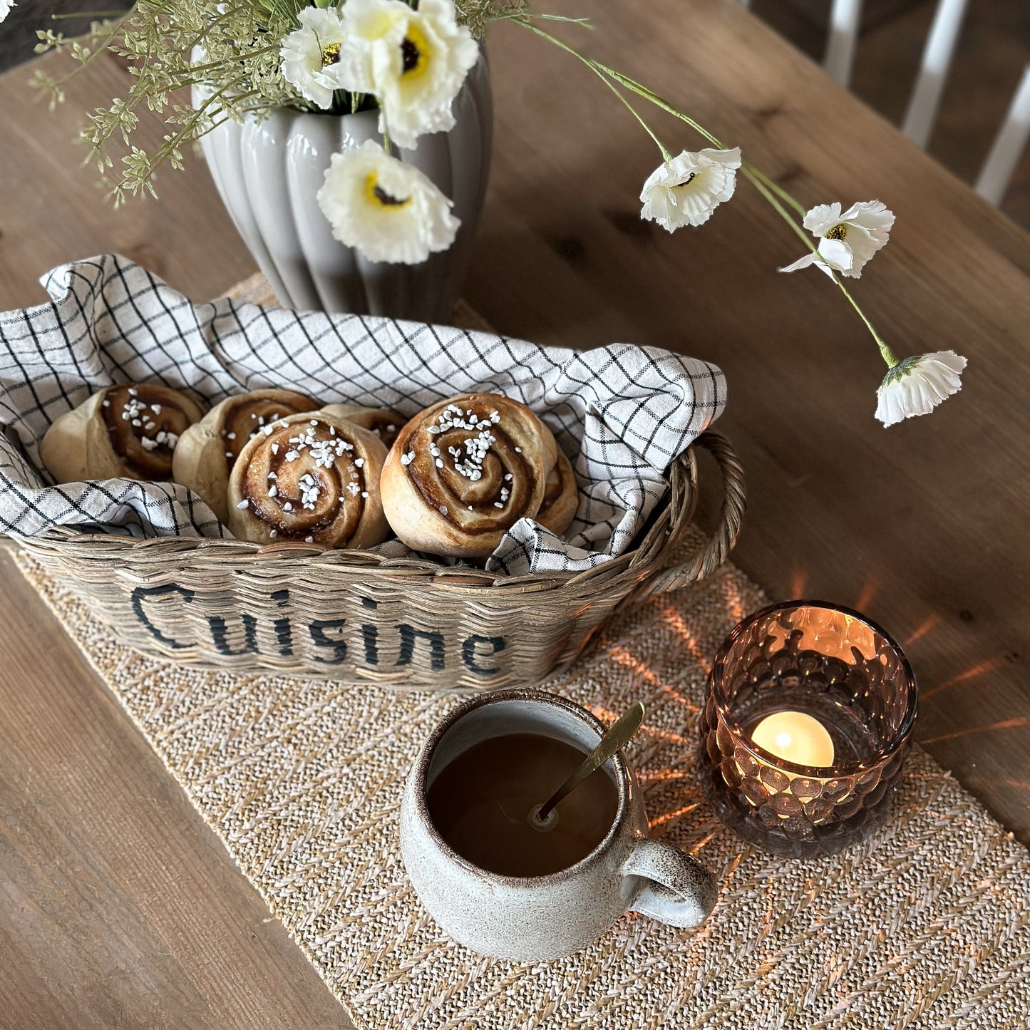 Brot Korb Küche „Cuisine“ Rattan Oval - Wohnen auf dem Land