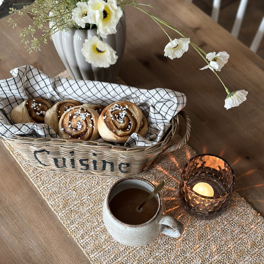 Brot Korb Küche „Cuisine“ Rattan Oval - Wohnen auf dem Land