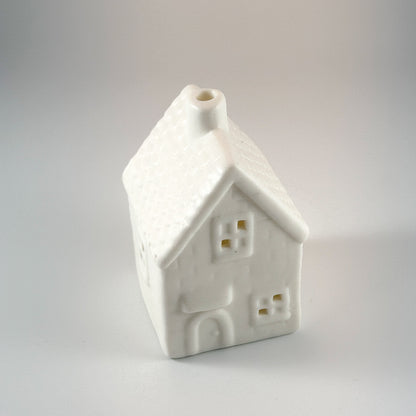 LED Lichthaus "Bricks" Porzellan Tür Rund Weiß 2 Größen - Wohnen auf dem Land