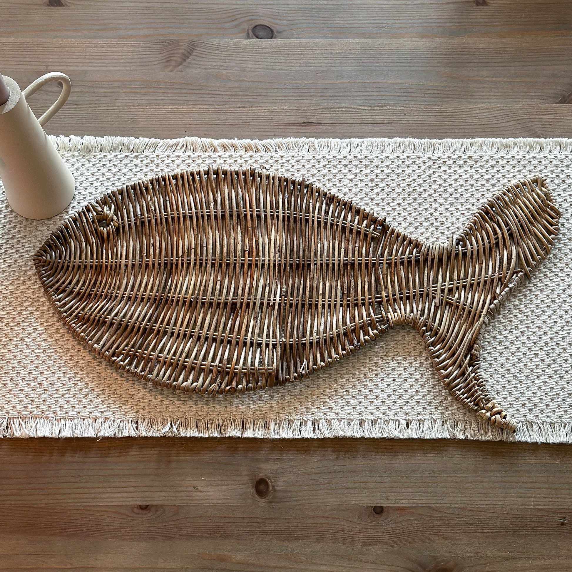 Platzmatte "Poisson" Rattan 2 Farben - Wohnen auf dem Land