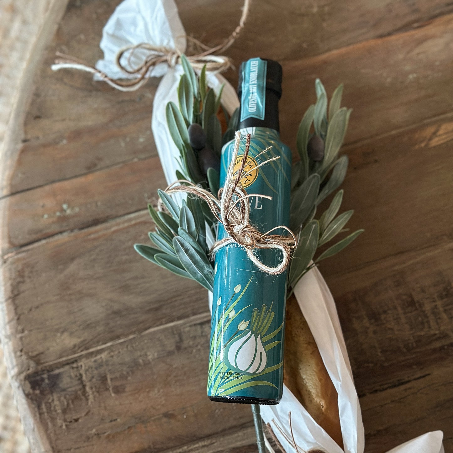 Oliven Zweig Pick "Bella Oliva" mit Früchten Grün 30cm - Wohnen auf dem Land