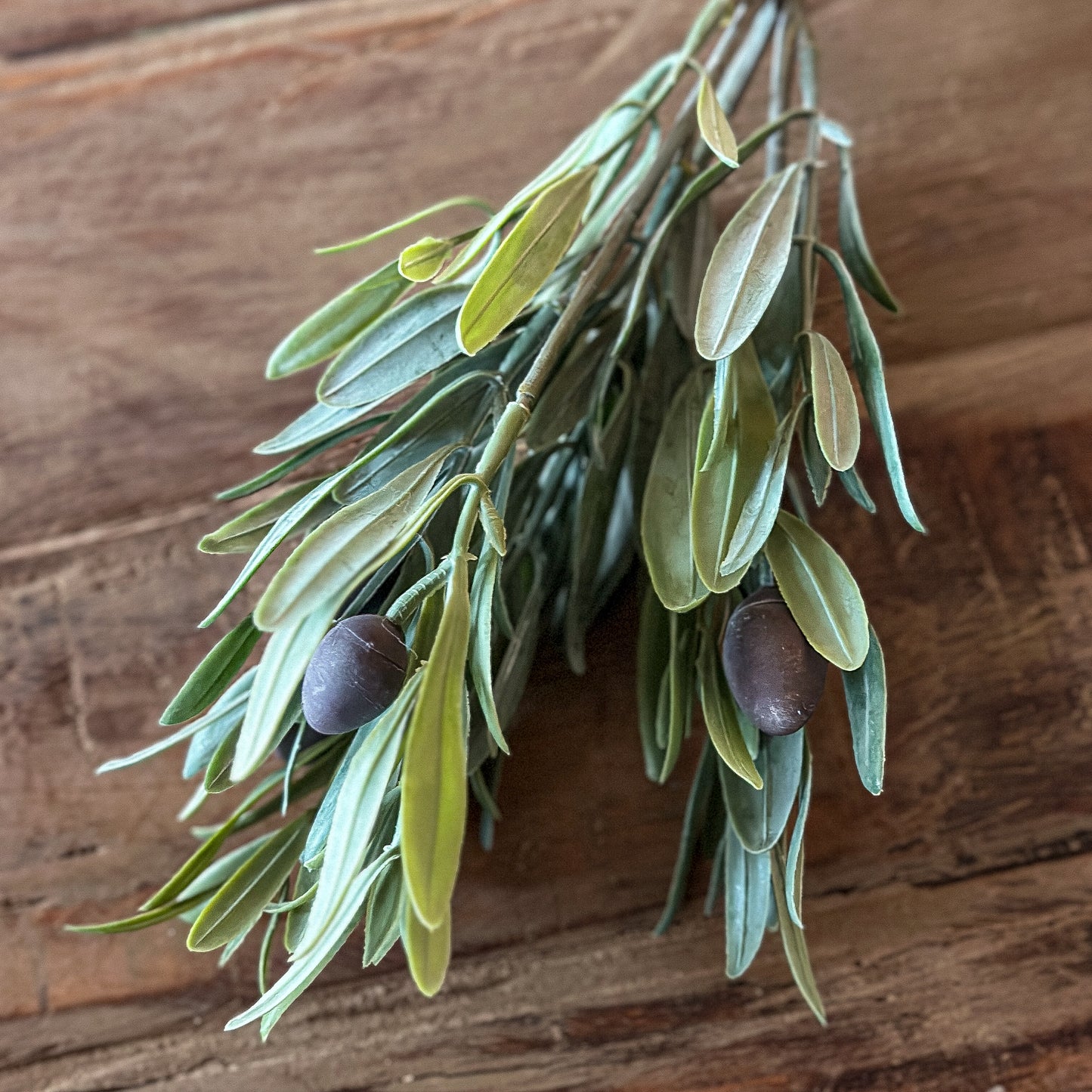 Oliven Zweig Pick "Bella Oliva" mit Früchten Grün 30cm - Wohnen auf dem Land