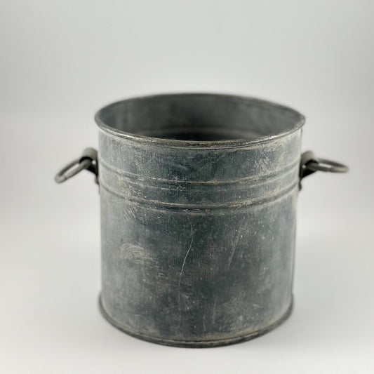 Dose Blumenvase "Zinc Pot" - Wohnen auf dem Land