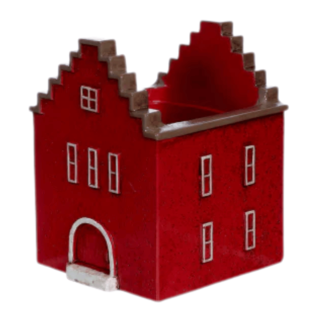 Vase Pflanztopf Haus "Amsterdam" Keramik 6 Varianten klein