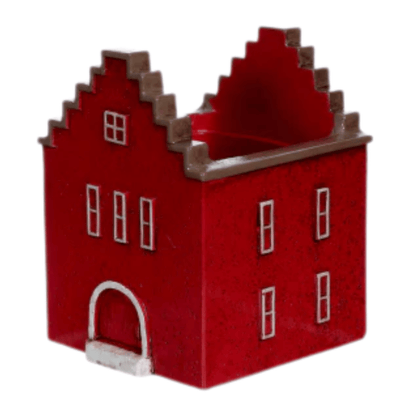 Vase Pflanztopf Haus "Amsterdam" Keramik 6 Varianten klein