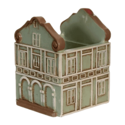 Vase Pflanztopf Haus "Amsterdam" Keramik 6 Varianten klein