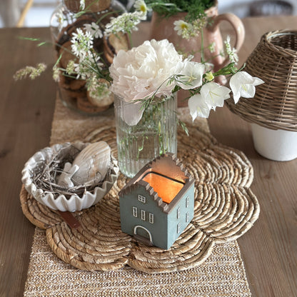 Vase Pflanztopf Haus "Amsterdam" Keramik 6 Varianten klein - Wohnen auf dem Land