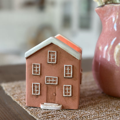 Vase Pflanztopf Haus "Amsterdam" Keramik 6 Varianten klein - Wohnen auf dem Land