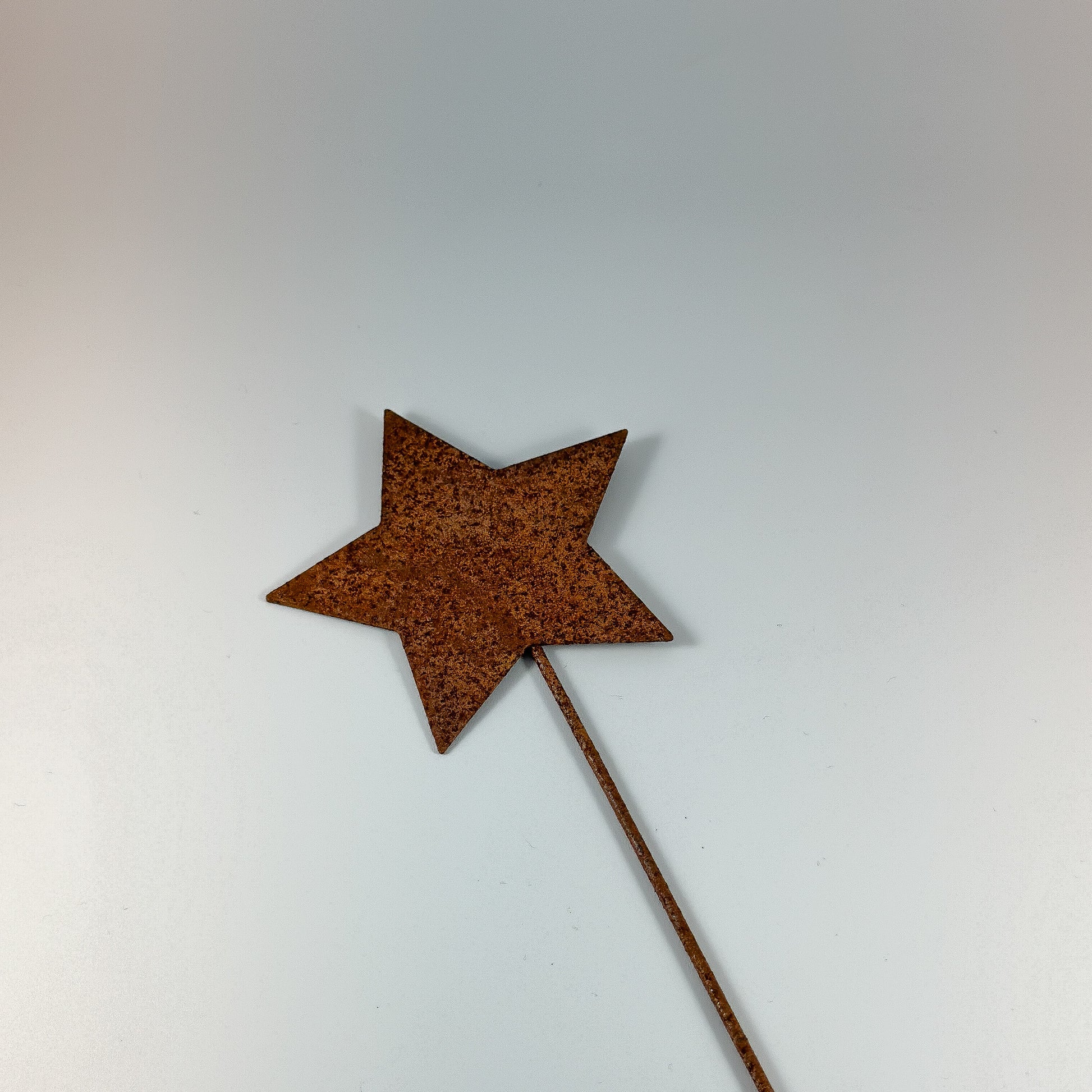 Pflanzenstecker "Stern" Metall Rost 35cm - Wohnen auf dem Land