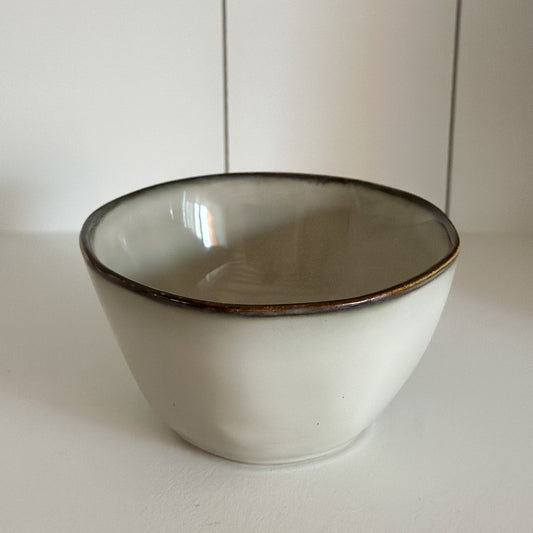 Schale Mini Bowl "Tabo" Keramik Grau 11cm - Wohnen auf dem Land