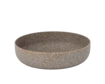 Schale "Nature Stone" Kunststoff Grau Braun 24cm - Wohnen auf dem Land