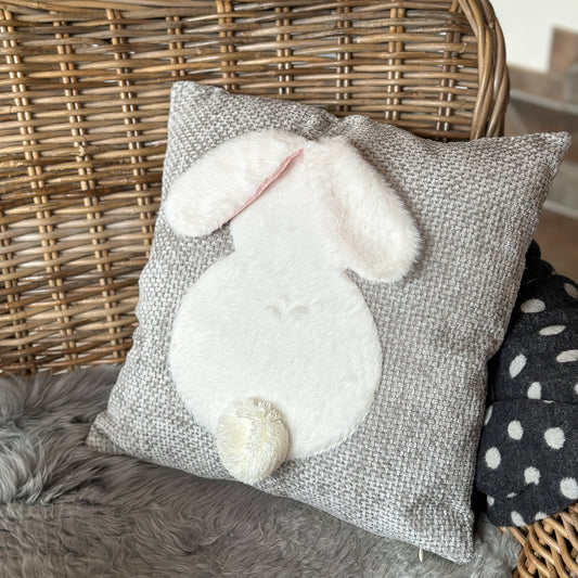 Deko Kissen "Lotti" Hase weiß 38cm - Wohnen auf dem Land