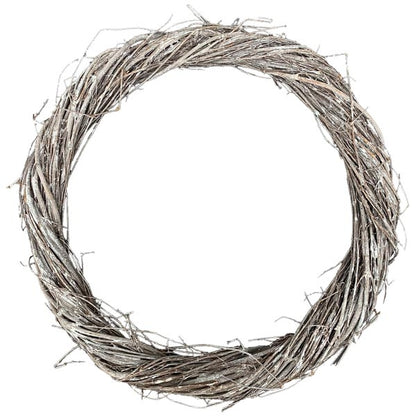 Kranz "Willow" Wild Slim Grau-Weiß 3 Größen - Wohnen auf dem Land