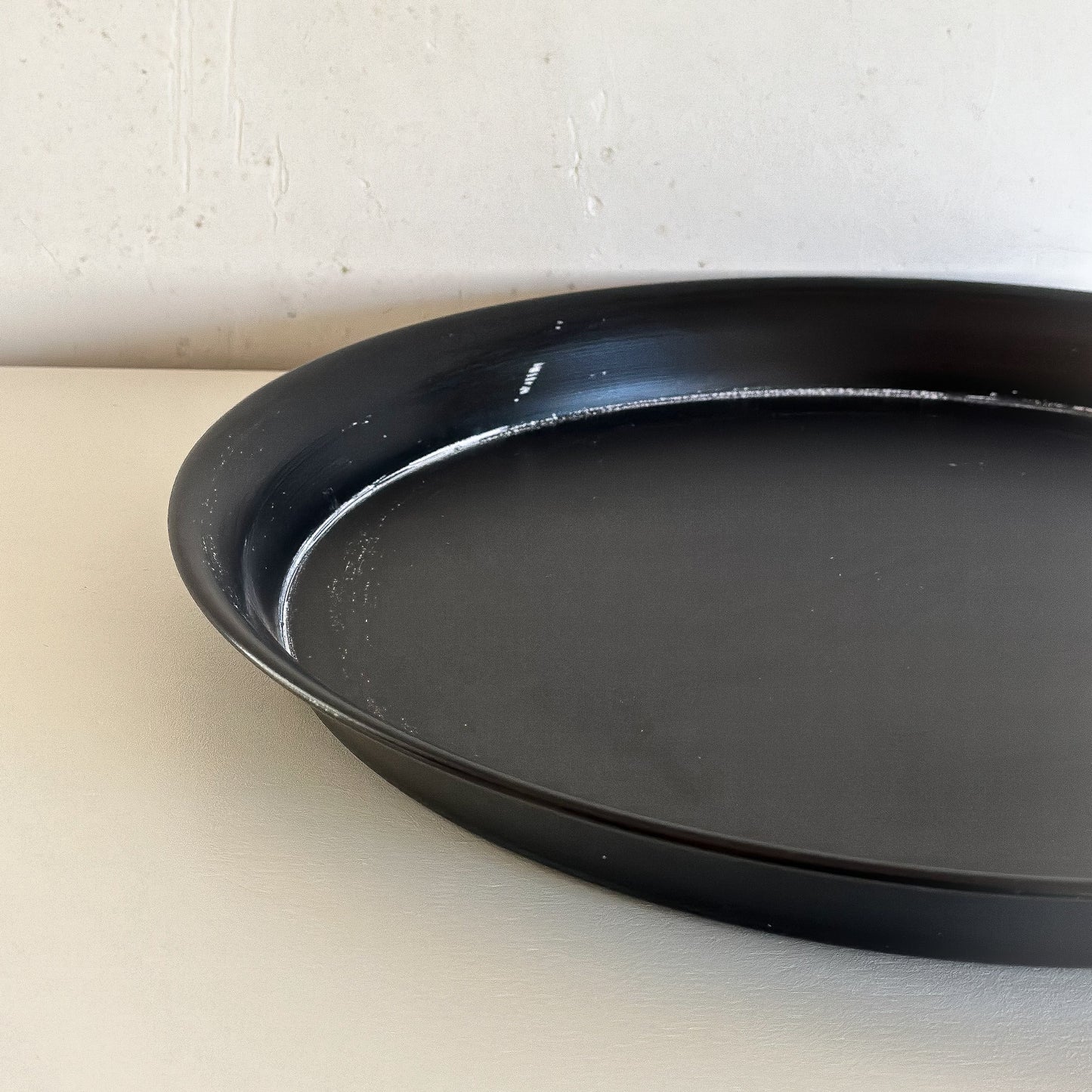 Dekoteller Tablett Schale "Eisen" schwarz - Wohnen auf dem Land