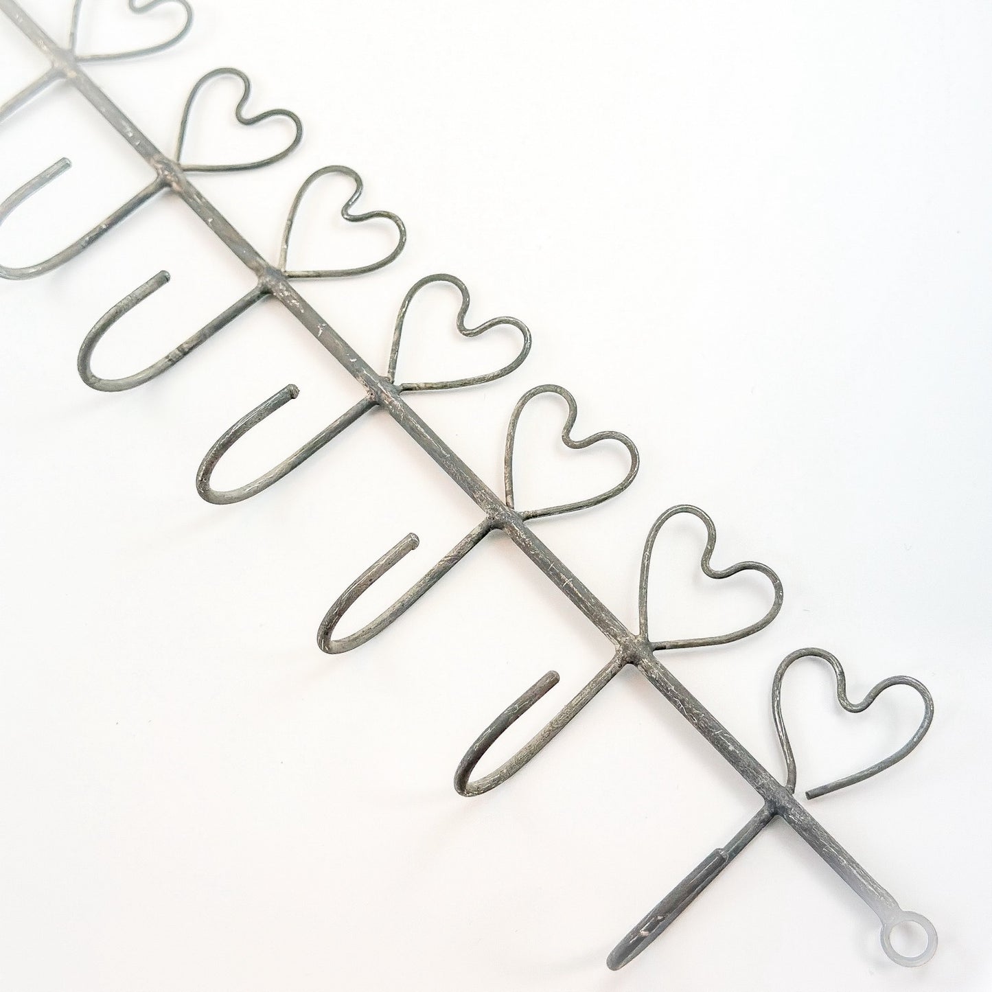 Hakenleiste "Filigrane Herzen" - Wohnen auf dem Land