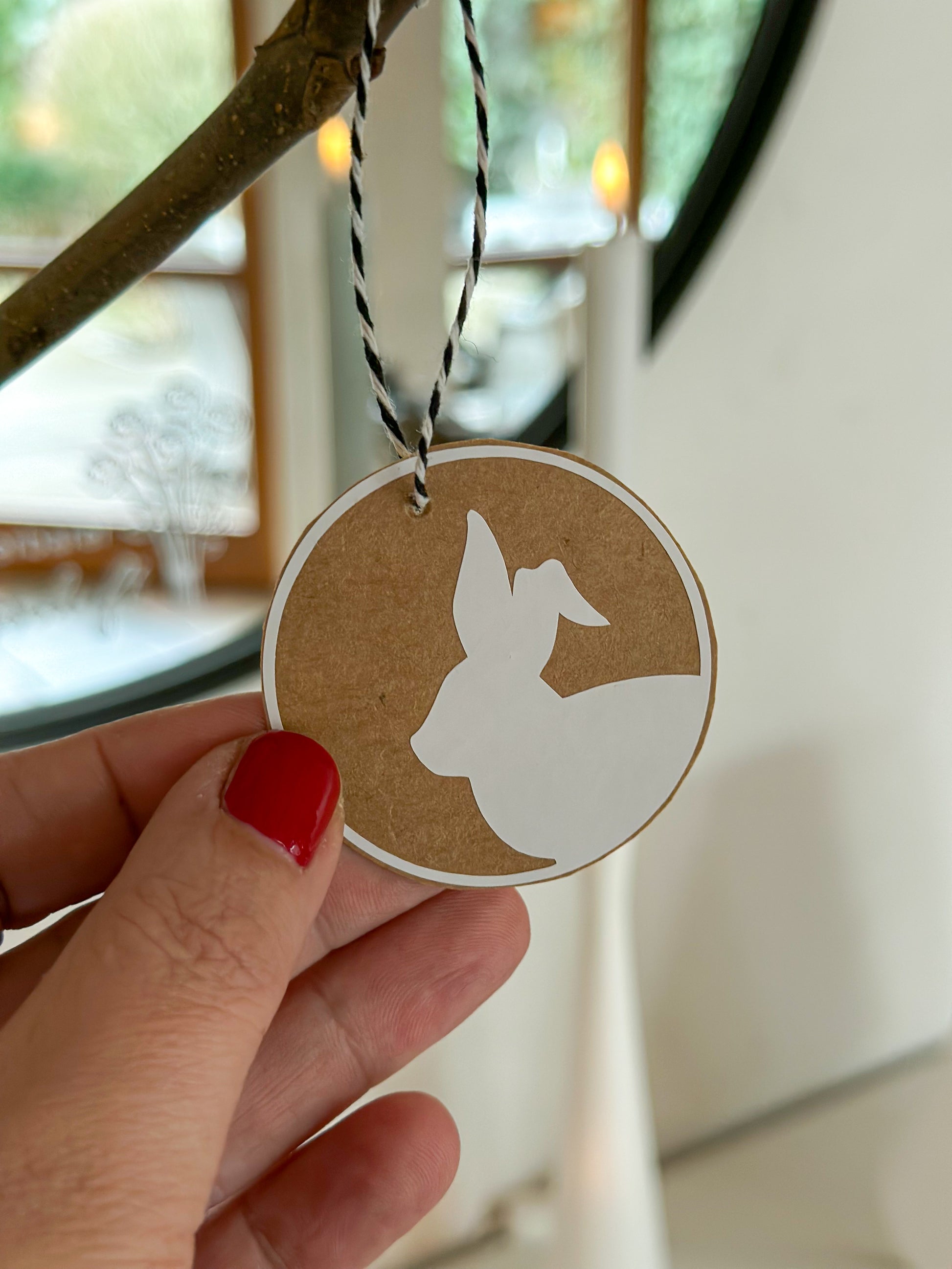 Aufkleber 2er-Set "Hasen-Vielfalt" - Wohnen auf dem Land