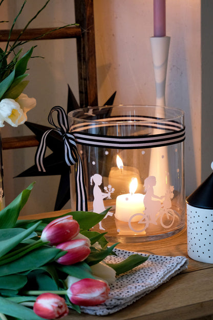 Aufkleber "Blumen-Mädchen" - Wohnen auf dem Land