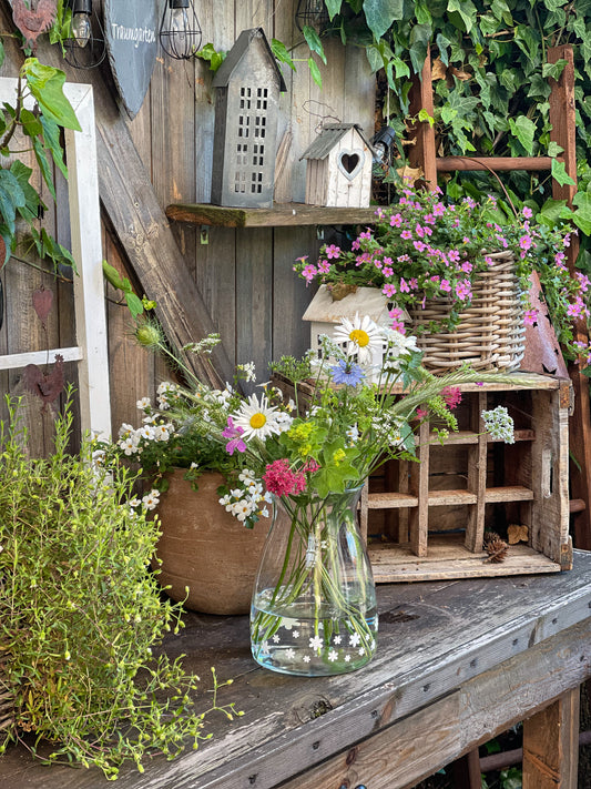Aufkleber "Kleine Blüten" - Wohnen auf dem Land