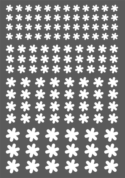 Aufkleber "Kleine Blüten" - Wohnen auf dem Land