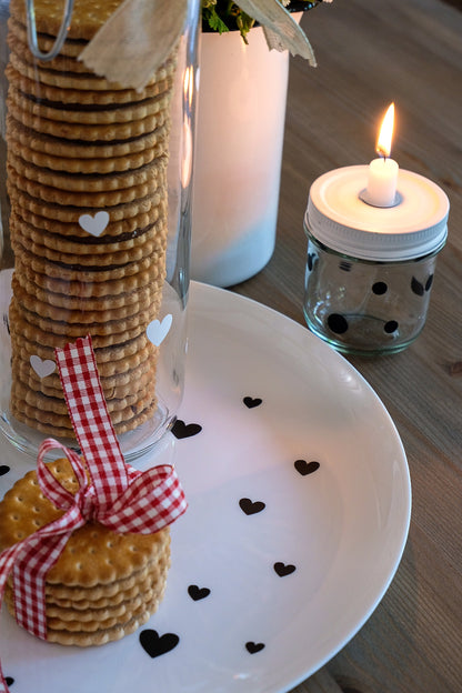 Aufkleber "Kleine Herzen" - Wohnen auf dem Land