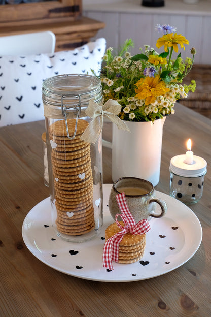 Aufkleber "Kleine Herzen" - Wohnen auf dem Land