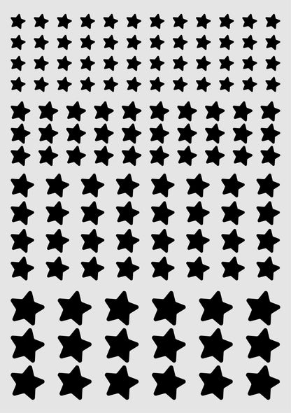 Aufkleber "Kleine Sterne" - Wohnen auf dem Land