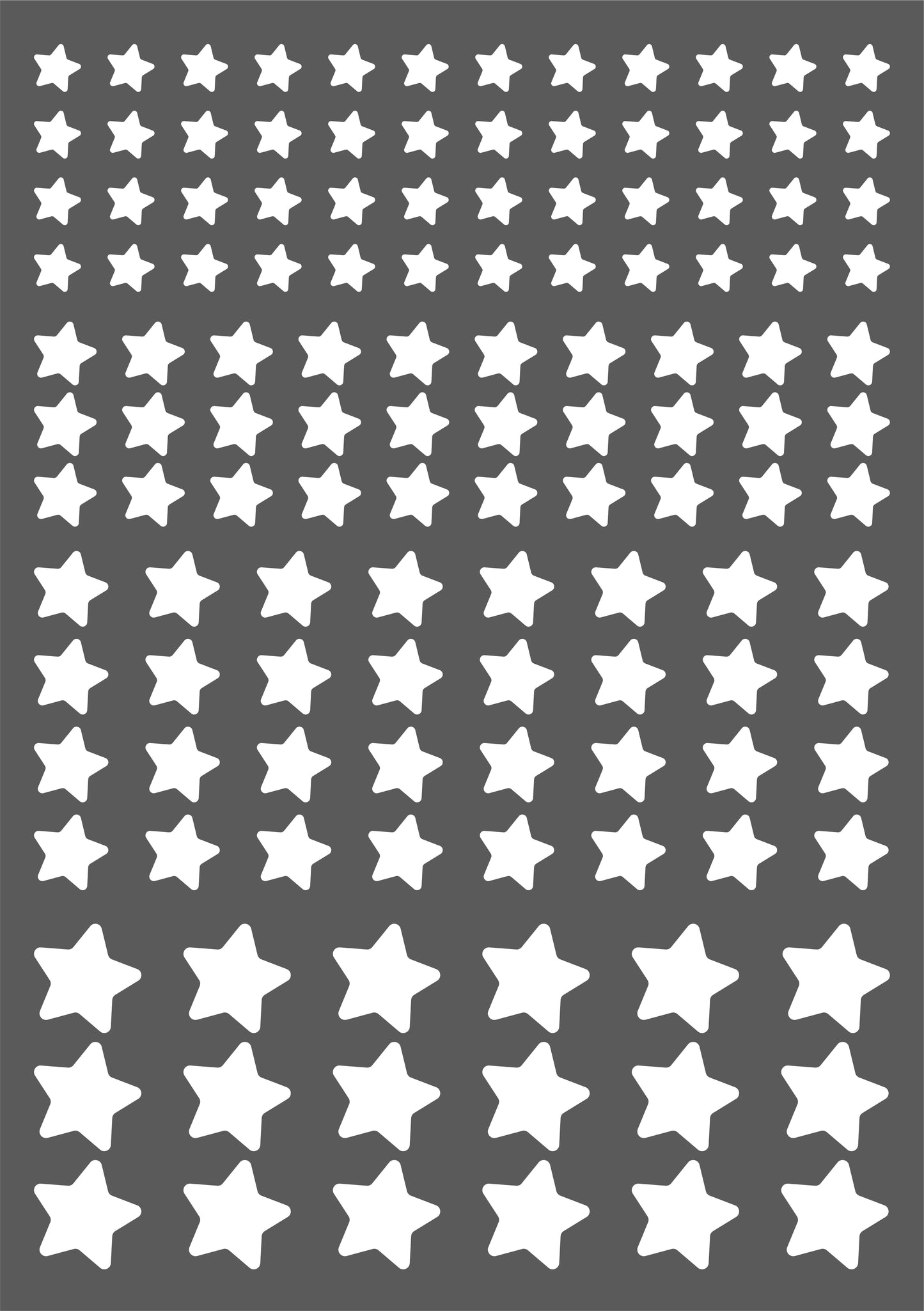 Aufkleber "Kleine Sterne" - Wohnen auf dem Land