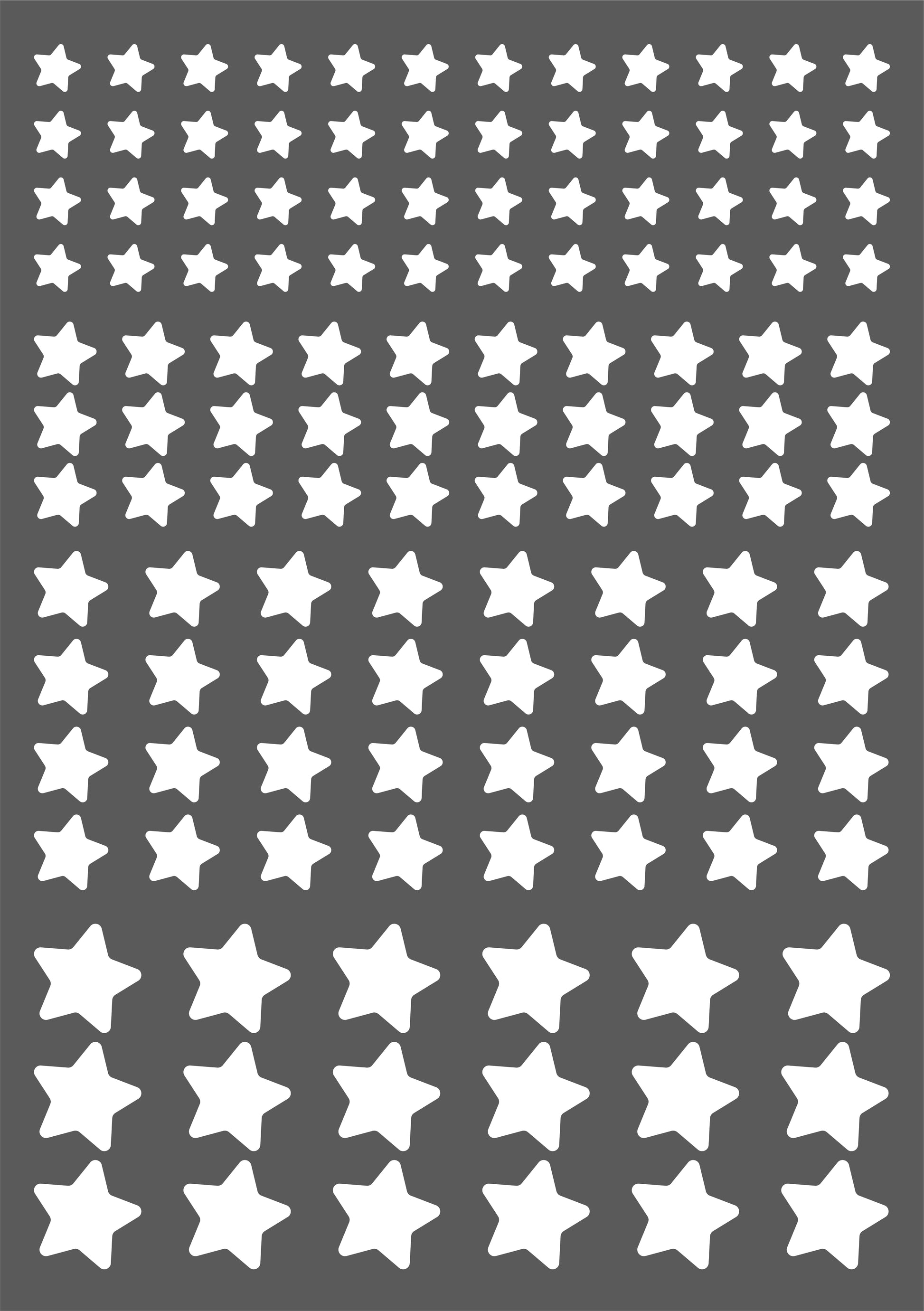 Aufkleber "Kleine Sterne" - Wohnen auf dem Land