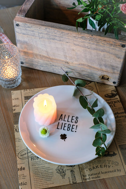 Aufkleber "Liebste Grüße" - Wohnen auf dem Land