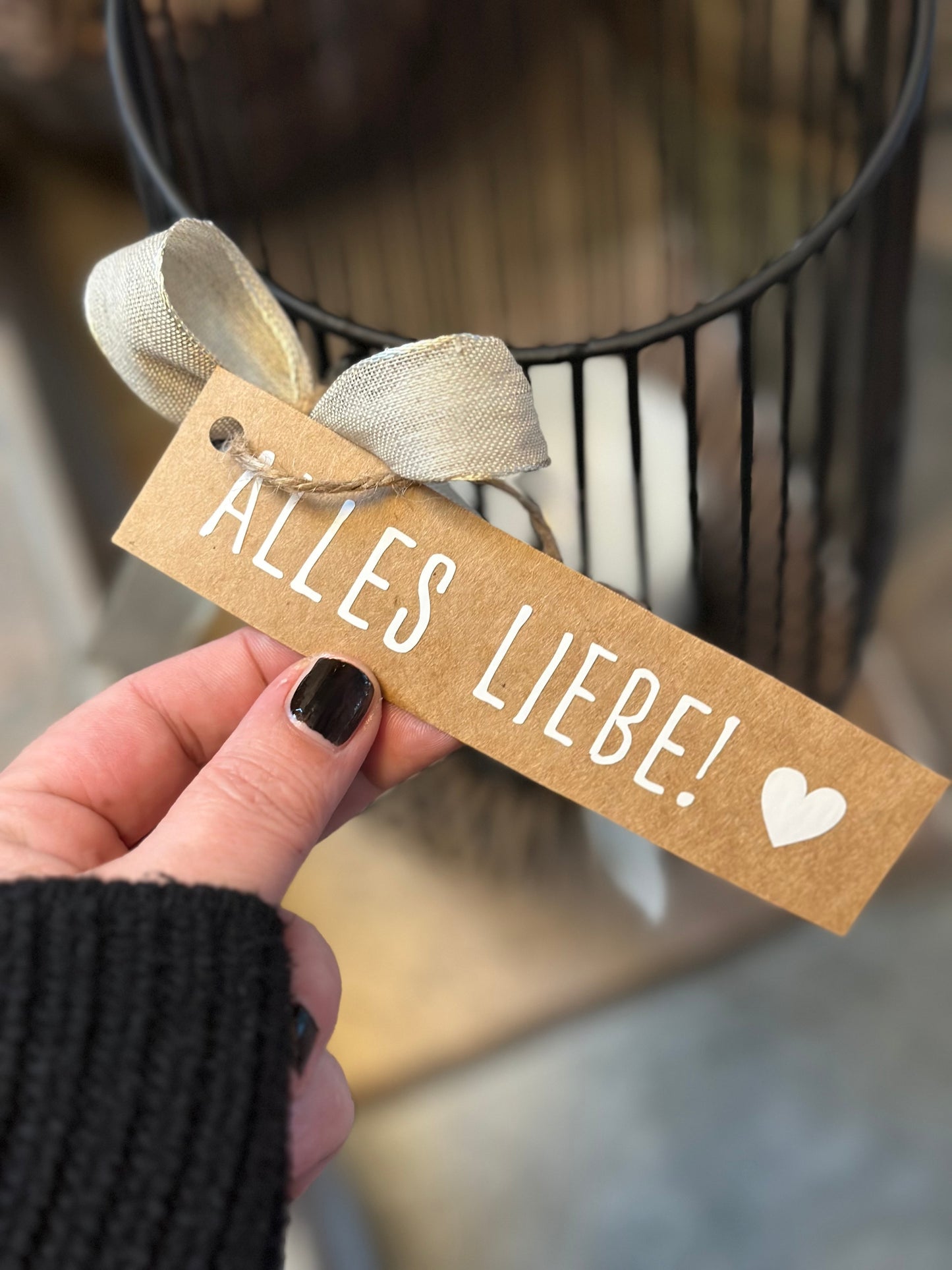 Aufkleber "Liebste Grüße" - Wohnen auf dem Land