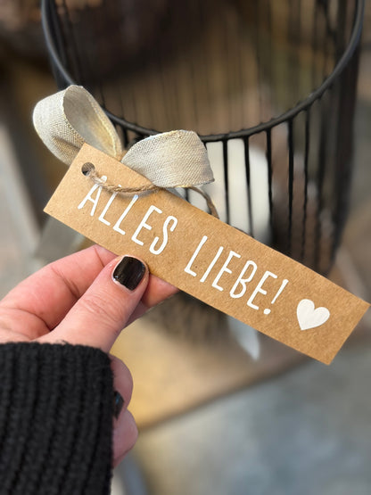 Aufkleber "Liebste Grüße" - Wohnen auf dem Land