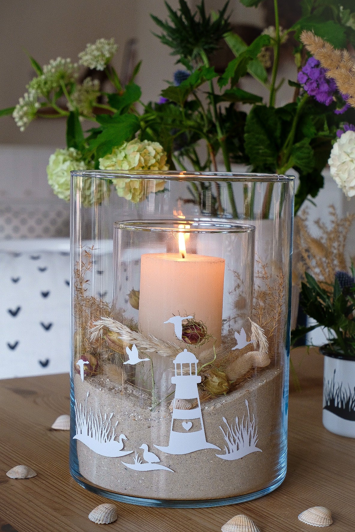 Aufkleber "Nordsee" - Wohnen auf dem Land